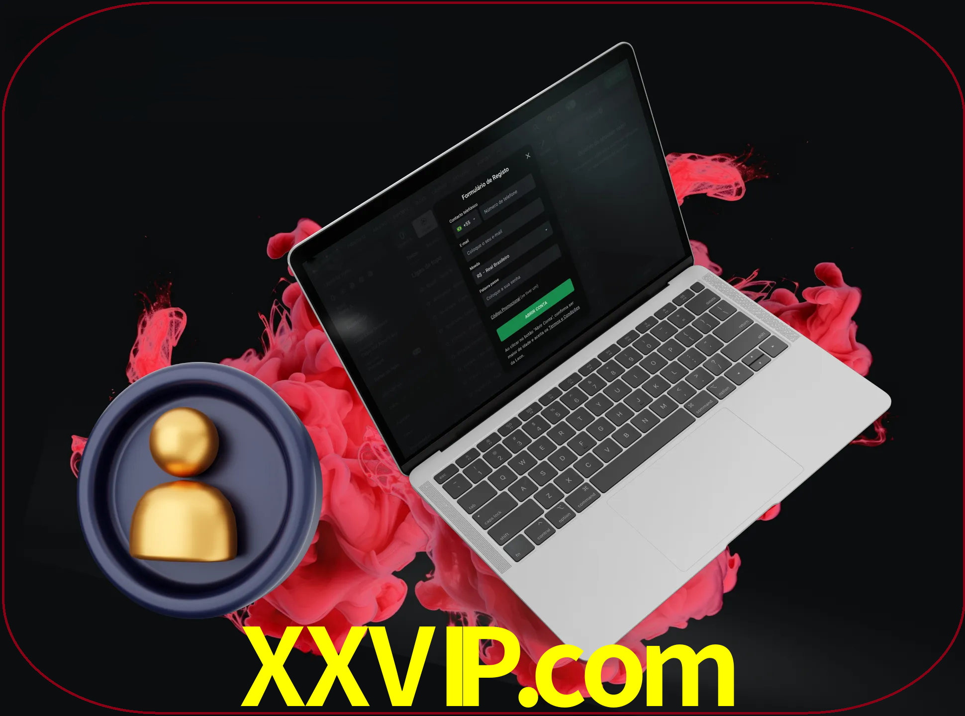 No cabeçalho do site xxvip, clique no botão que o levará a um formulário especial onde terá de introduzir as suas informações actuais.